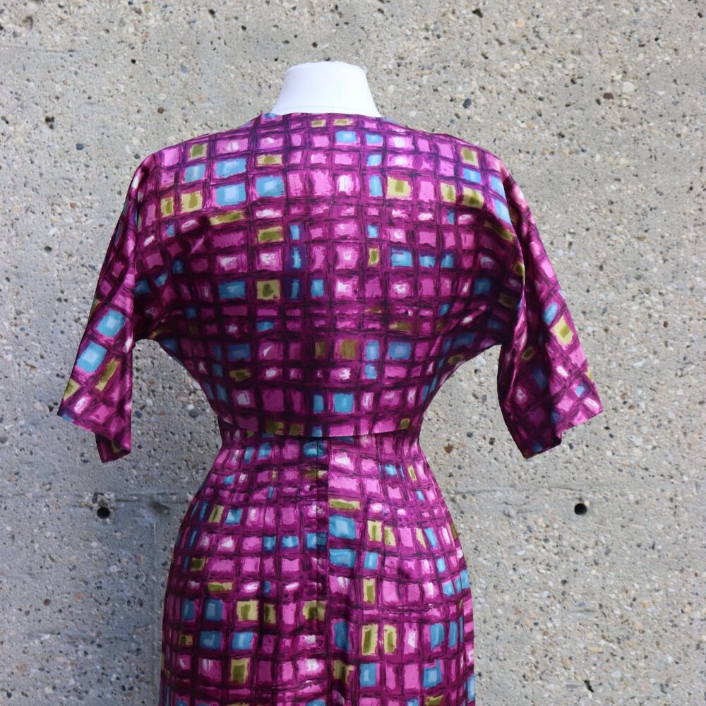 1950s purple dress and matching jacket - Picture 12 of 13